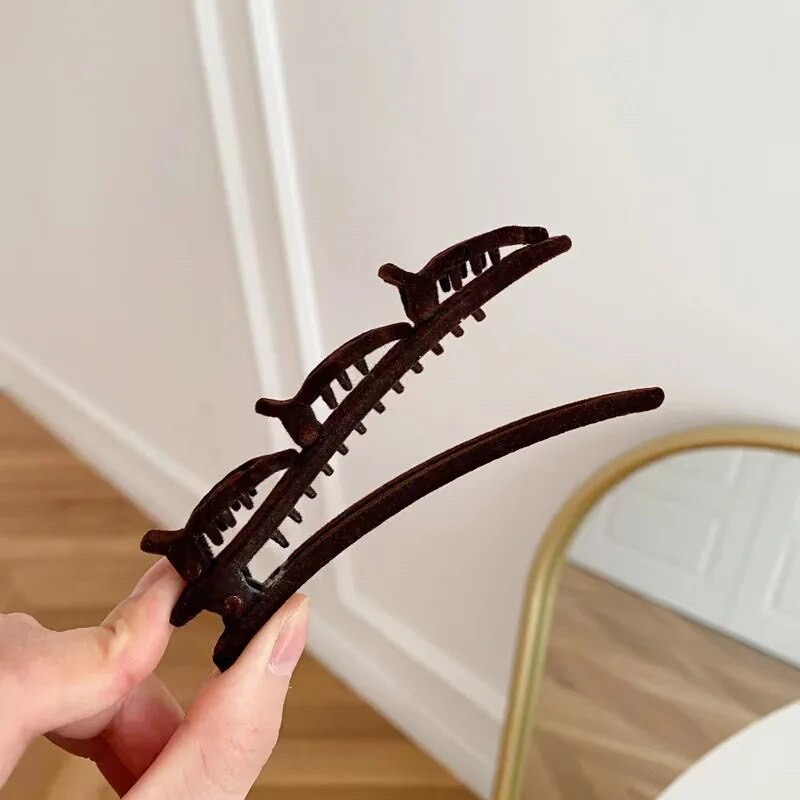 گیره کلیپس دار مخملی وارداتی