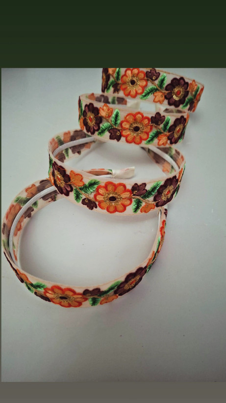 تل دانتل گل دوزی شده مجلسی